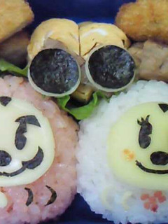 キャラ弁★だるまミッキー&ミニー-レシピのメイン写真