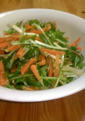 パパッと水菜ナムル-レシピのメイン写真