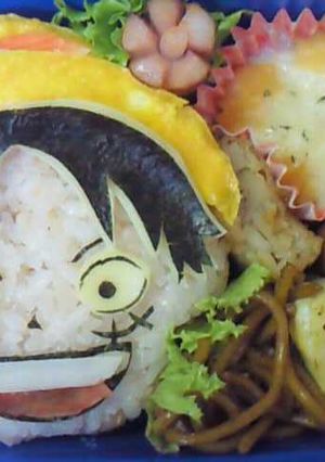 キャラ弁★ルフィー（ワンピース）-レシピのメイン写真