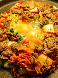 ホットプレートで簡単♪石焼きビビンバ-レシピのメイン写真