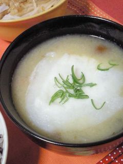ふわふわとろろん♪長いもの味噌汁-レシピのメイン写真