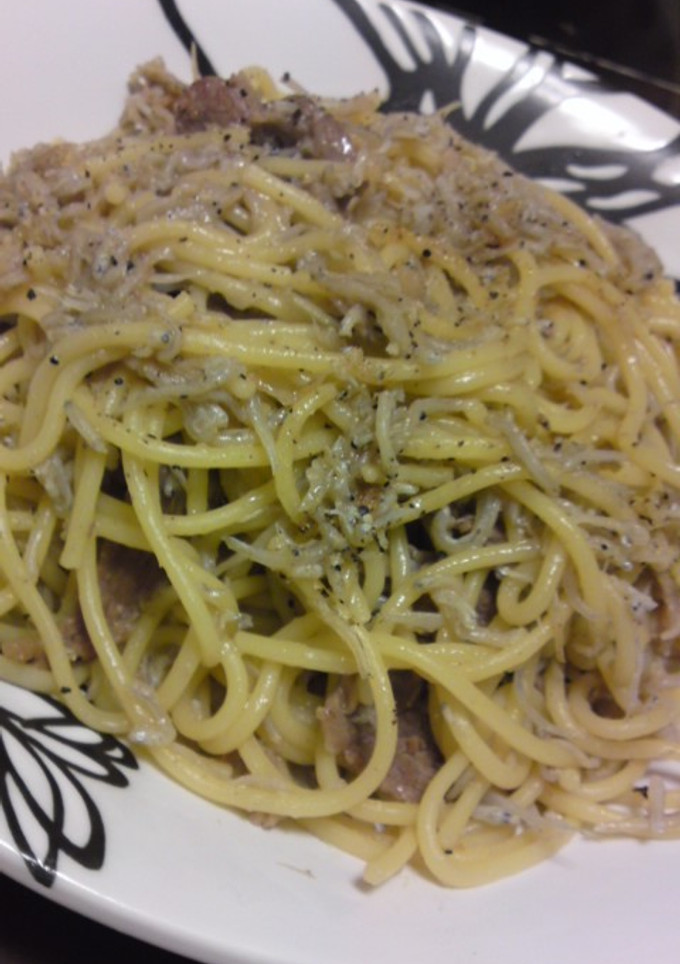しらすと牛肉の和風パスタ-レシピのメイン写真