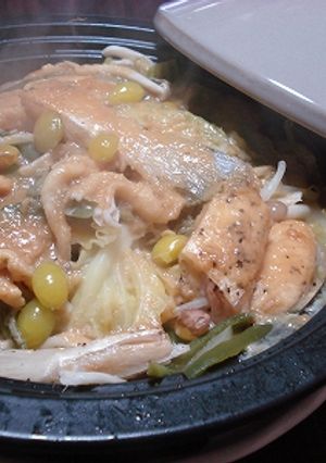 鮭ハラスのちゃんちゃん焼き -レシピのメイン写真
