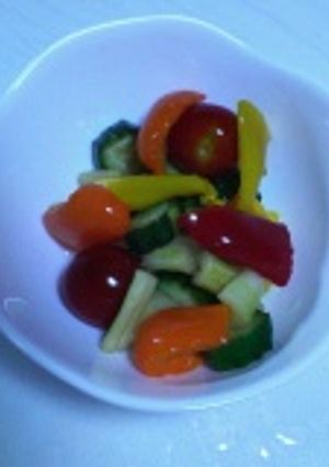 彩り野菜のサワー漬け-レシピのメイン写真