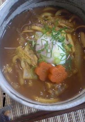 ☆味噌汁ＤＥ味噌煮込みうどん☆-レシピのメイン写真