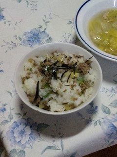 挽肉と野菜の塩ダレそぼろまぜご飯-レシピのメイン写真