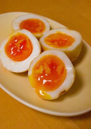 これぞラーメン屋さん☆の味玉♪-レシピのメイン写真
