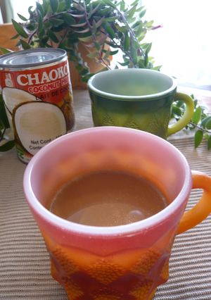 コーヒーにココナッツミルクを。。。-レシピのメイン写真