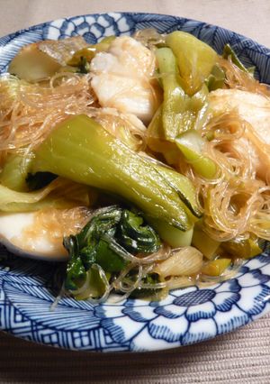 タラと春雨の炒め物-レシピのメイン写真