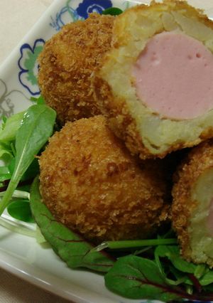 お魚ソーセージのカレー風味プチコロッケ-レシピのメイン写真