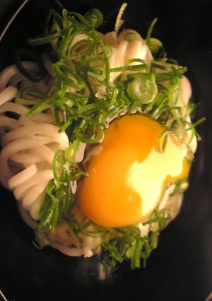 釜玉うどん-レシピのメイン写真
