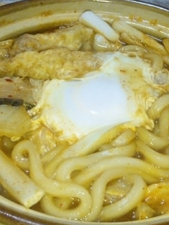 味噌煮込みキムチうどん-レシピのメイン写真