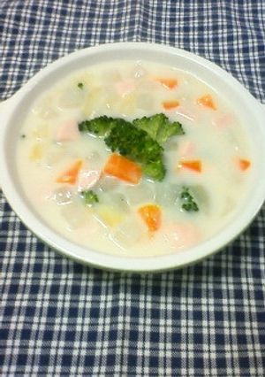 残り野菜とソーセージのお手軽チャウダー-レシピのメイン写真