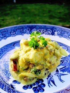 アボカドと豆のカレーヨーグルトサラダ-レシピのメイン写真