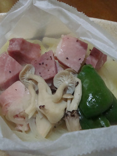 クックパーで♪ハムのレンジ蒸し-レシピのメイン写真