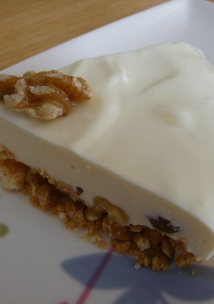 くるみのざくざくレアチーズケーキ-レシピのメイン写真
