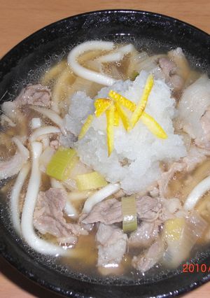 簡単☆豚肉とねぎのおろしうどん-レシピのメイン写真