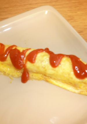 卵でくるくる簡単おやつ-レシピのメイン写真