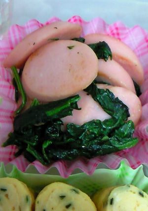 ★簡単★魚肉ソとほうれん草クレソル炒め★-レシピのメイン写真