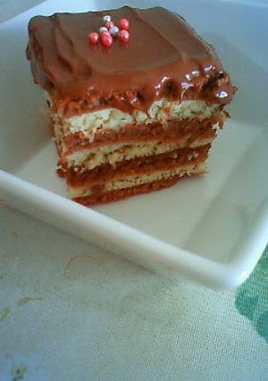 ＨＭでマーブルチョコレートケーキ♪-レシピのメイン写真