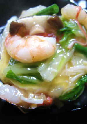 ふわふわ柔らか豆腐ステーキ★海鮮あんかけ-レシピのメイン写真