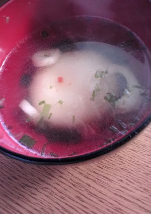 永谷園のお吸い物に柚子胡椒-レシピのメイン写真