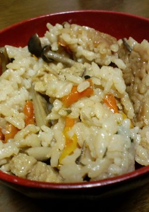 簡単！きのこの炊き込みご飯-レシピのメイン写真