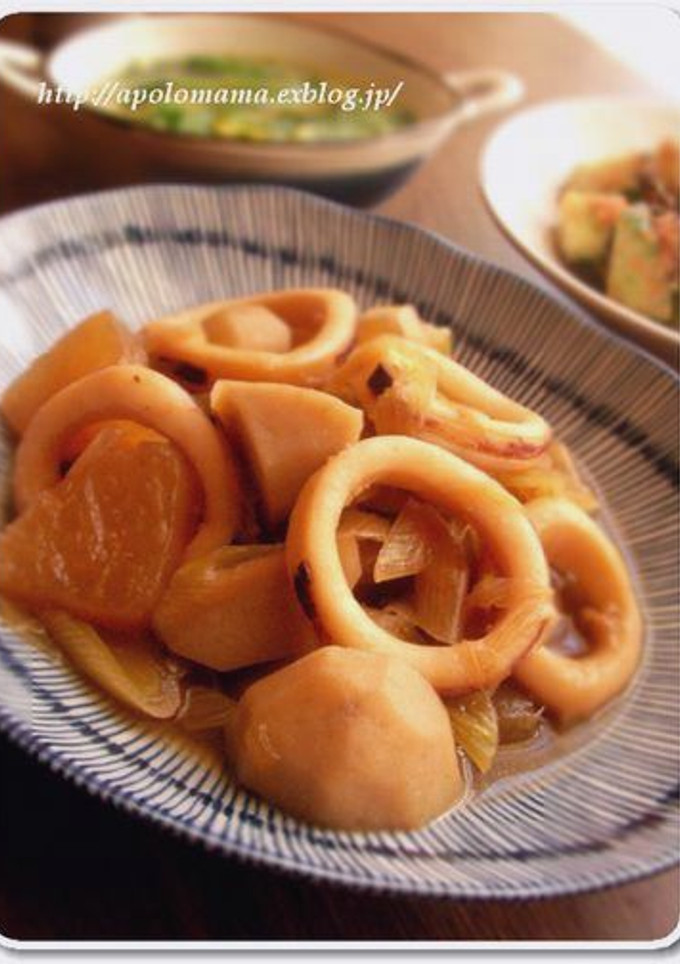 和の食卓に！烏賊と里芋大根のほっこり煮♪-レシピのメイン写真