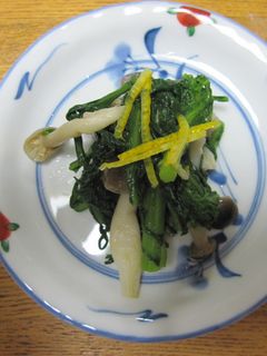 春菊のおひたしゆず風味-レシピのメイン写真