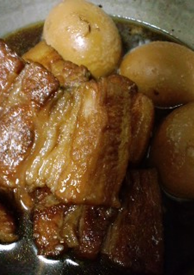 簡単♪豚の角煮卵入り 焼肉のタレ＆ジャム-レシピのメイン写真
