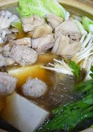 鶏団子鍋-レシピのメイン写真