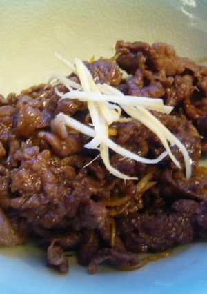 牛肉志ぐれ煮-レシピのメイン写真