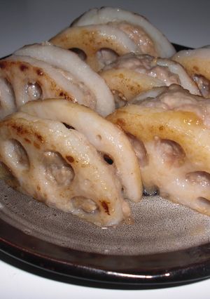 まぢ簡単！！れんこんのはさみ焼き-レシピのメイン写真