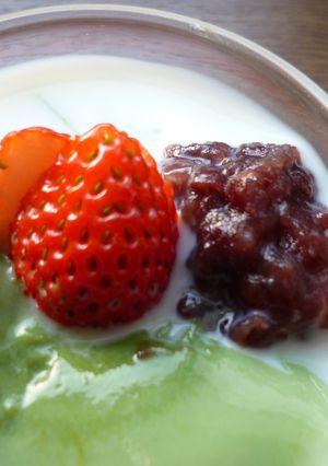 抹茶ゼリー-レシピのメイン写真