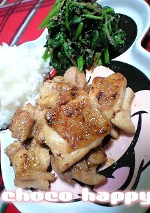鶏もも肉☆チキンのハニー醤油焼き-レシピのメイン写真