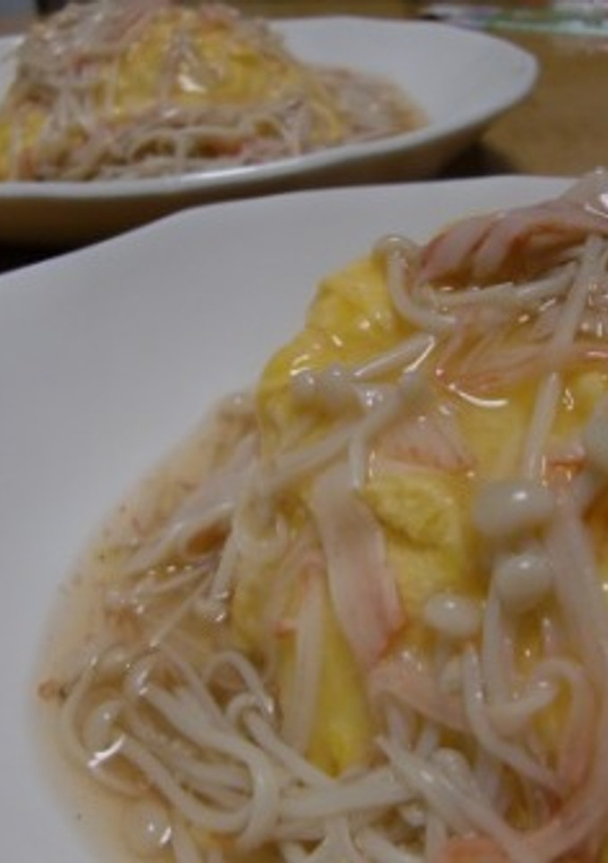 節約☆ふわっと卵のあんかけ丼-レシピのメイン写真