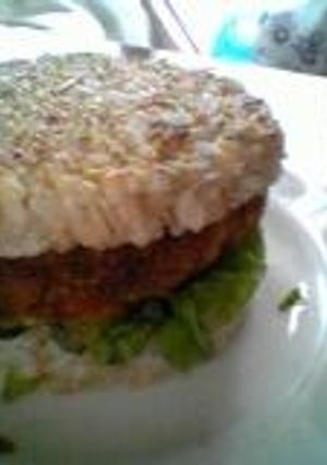 おからと豆腐バーグのライスバーガー-レシピのメイン写真