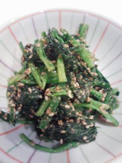 ほうれん草の胡麻あえ-レシピのメイン写真
