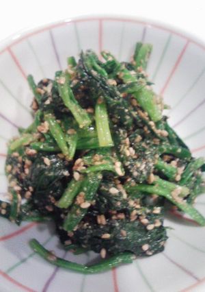 ほうれん草の胡麻あえ-レシピのメイン写真
