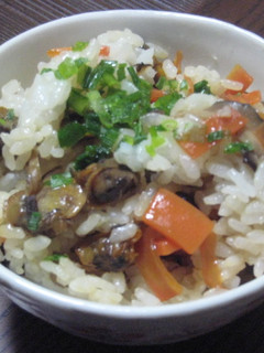赤貝と椎茸の混ぜごはん-レシピのメイン写真