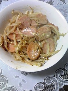 魚肉ソーセージともやしのマヨ炒め-レシピのメイン写真