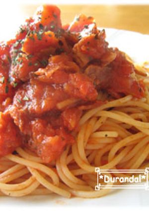 トマトとベーコンのパスタ！-レシピのメイン写真