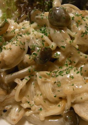 簡単☆鶏肉ときのこの生クリーム仕立て-レシピのメイン写真