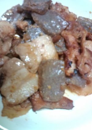 豚肉とこんにゃくの味噌炒め-レシピのメイン写真
