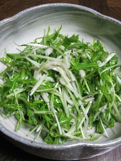 水菜とえのきだけのしゃきしゃきサラダ-レシピのメイン写真