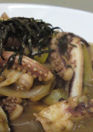 イカと長ねぎのバター焼き-レシピのメイン写真