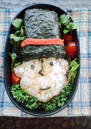 レイトン教授のキャラ弁-レシピのメイン写真