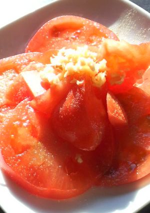 トマトは昆布茶で食べましょう♪-レシピのメイン写真