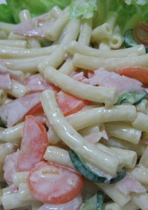 近所のお肉屋さんのコクまろマカロニサラダ-レシピのメイン写真