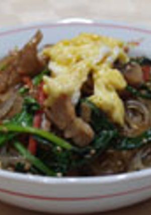 チャプチェ(春雨の炒め物)-レシピのメイン写真